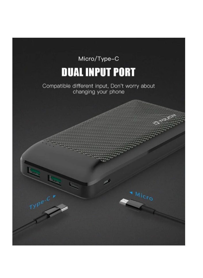 IQ TOUCH IQ Touch 10000mAh Carbon Fiber Power Bank - CARBONBOOST-10  - Image 3