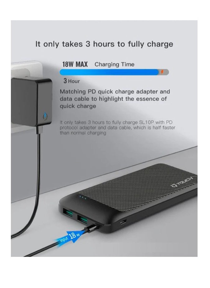 IQ TOUCH IQ Touch 10000mAh Carbon Fiber Power Bank - CARBONBOOST-10  - Image 5