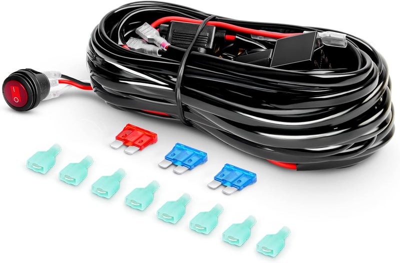 Nilight 4PCS 4.5Inch 42W Round Flood LED Off Road Lights with Wiring Harness Kit - Image 4