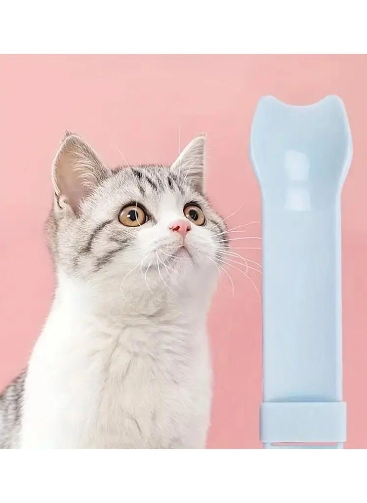 Goolsky 1pc Whisker Delight Cat Strip Squeeze Spoon - Plastic Pet Liquid Snack Feeder Tool for Cats, No Battery Needed, Ideal for Wet Treats and Cat Food  - Image 2