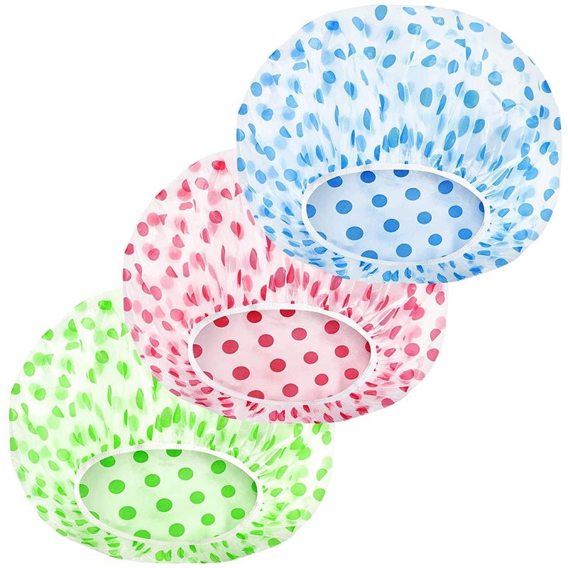 SPITEN Reusable Shower Cap | Set of 3 for Women | Free-Size Bath Shower | Water-Resistant Printed Shower Cap for Home, Spas, Salons, Hair Treatment, Beauty Parlors - Image 1