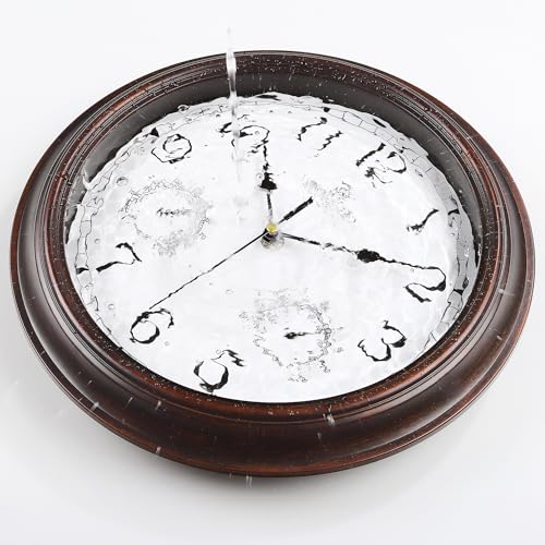 Lafocuse Outdoor Wall Clocks Waterproof with Thermometer for Patio, 12 Inch Hygrometer Wall Clock Silent Battery Operated for Kitchen Bathroom Garage - Image 2