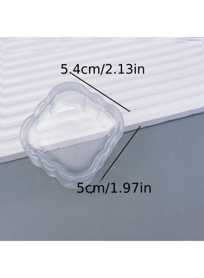 اتش بي ار تي طقم حماية الشاحن والكابل من TPU مكون من 5 قطع مع منظم كابلات وتصميم زهور DIY (أزرق ووردي) - Image 2