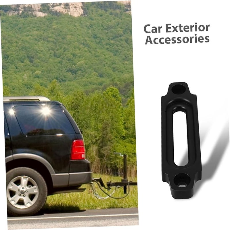 Aluminum Winch Fairlead Mounting Bracket Synthetic Rope Guide for Vehicle Towing - Image 4