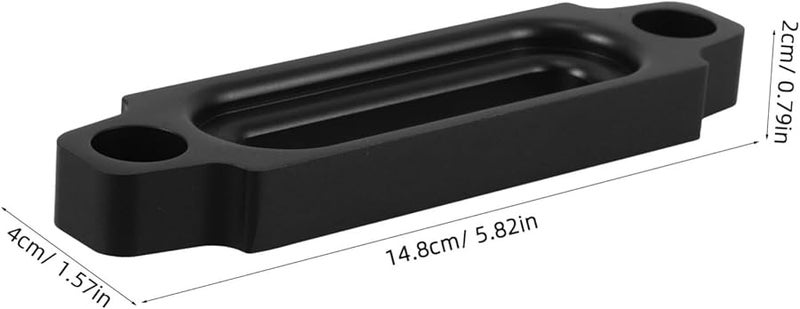 Aluminum Winch Fairlead Mounting Bracket Synthetic Rope Guide for Vehicle Towing - Image 3