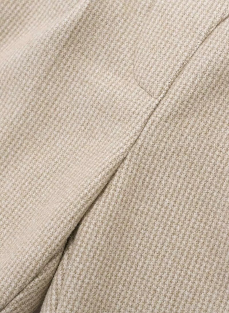 Girls Houndstooth Elastic Waist Pants  - Image 5