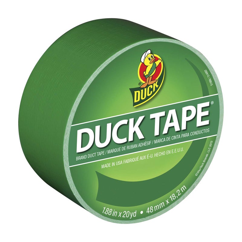 Duck Brand 1304968 Color Duct Tape, Single Roll, Green - Image 1