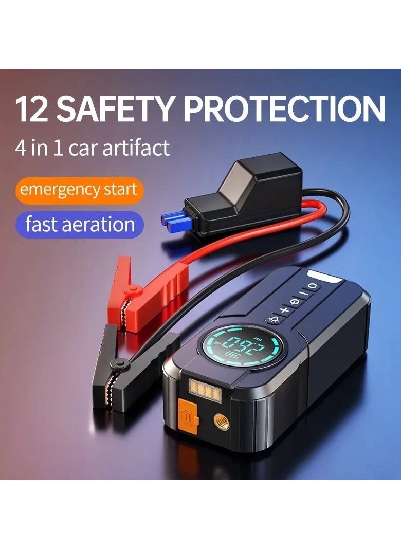 Denx Denx DX414 6000 mAh portable car starter battery with built-in air blower  - Image 3