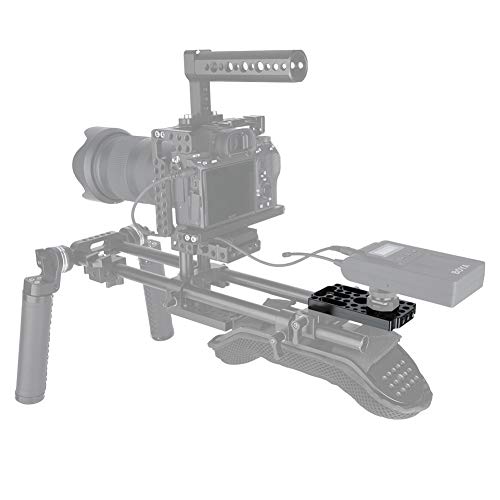 NICEYRIG Camera Cheese Plate Switching Easy Plate Applicable for Railblocks Dovetails Short Rods - Image 3