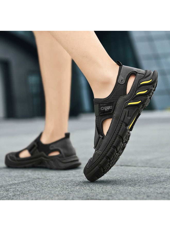 CARTELO Hot Item】men's Amphibious Sandals - Breathable Hollow Design, Water Sports Shoes, Beach Sandals, Outdoor Adventure Footwear For Men - Image 5