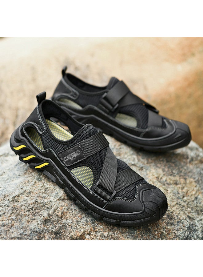 CARTELO Hot Item】men's Amphibious Sandals - Breathable Hollow Design, Water Sports Shoes, Beach Sandals, Outdoor Adventure Footwear For Men - Image 2