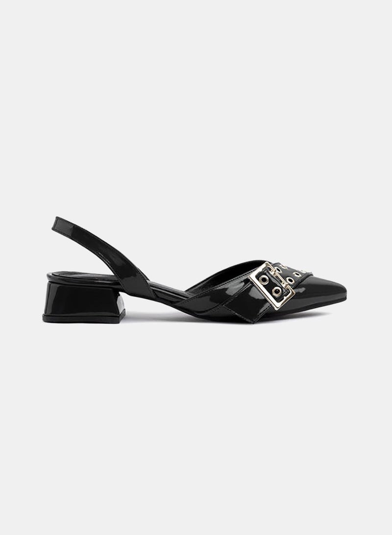 TGS Cross Buckle Slingbacks - Image 2
