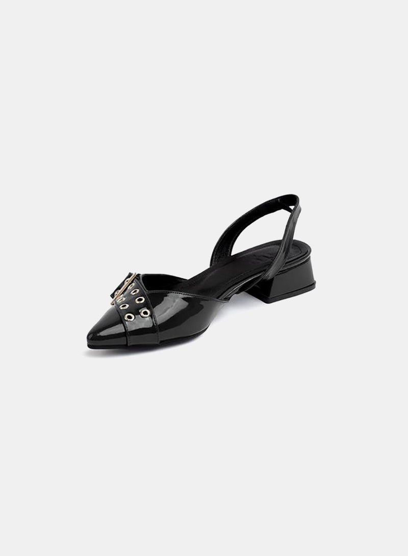 TGS Cross Buckle Slingbacks - Image 3