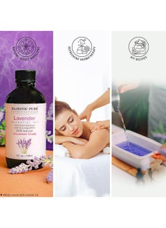 Majestic Pure MAJESTIC PURE Lavender Essential Oil | 100% Pure and Natural Lavender Oil | Premium Grade Essential Oils for Diffusers, Skin, Aromatherapy, Massage, Humidifiers and Topical uses | 4 fl oz  - Image 5