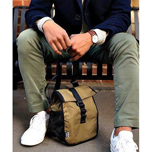 BUILT Crosstown Stain Resistant Insulated Lunch Bag with Adjustable Shoulder Strap Black LBM02-BLK - Image 3