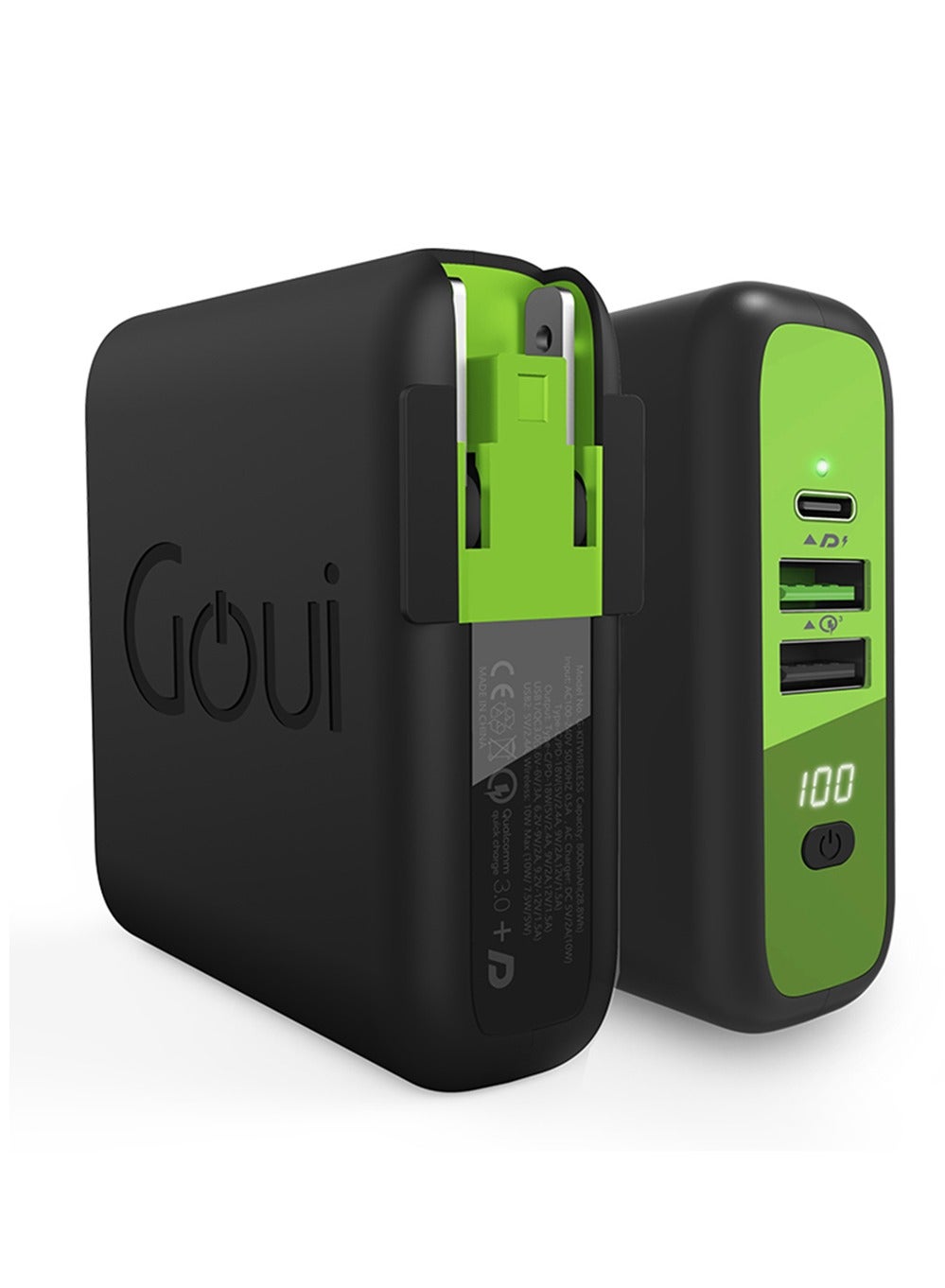 غوي Goui Mbal Q Qi Power Bank wireless 18W 8000mAh