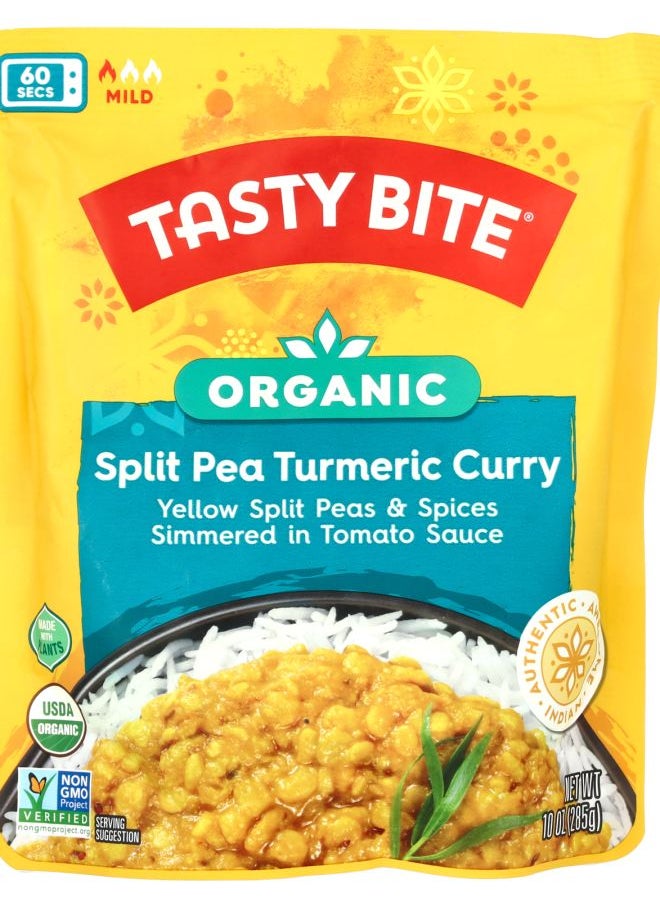 Tasty Bite - Organic Split Pea Turmeric Curry Mild 10 oz (285 g) - Image 1