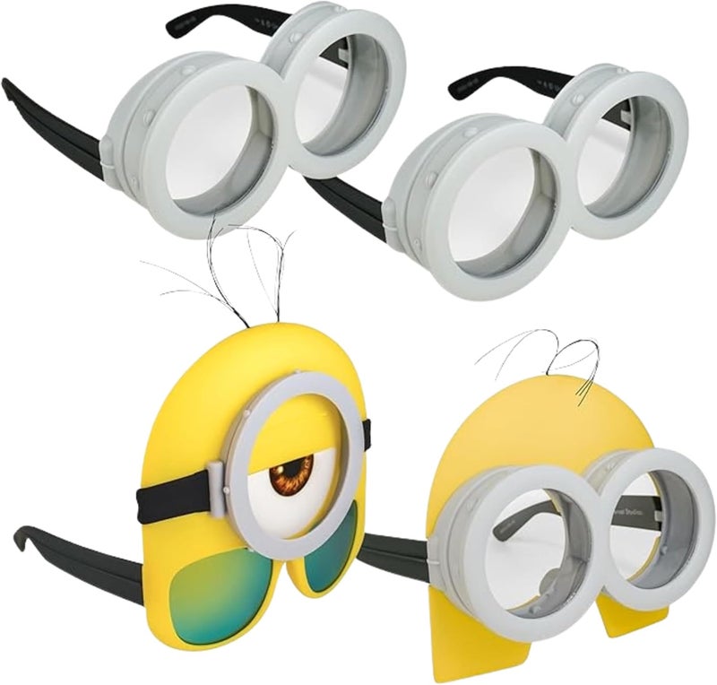 Sun-Staches Official Minions Goggles | Minions Costume Glasses | One Size Fits Most - Image 1