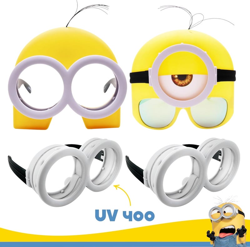 Sun-Staches Official Minions Goggles | Minions Costume Glasses | One Size Fits Most - Image 2
