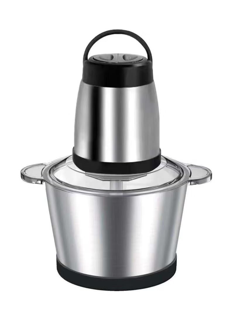 Derovan 2 L 500 W Electric Food Chopper & Meat Mincer – Stainless Steel Bowl, Dual‑Speed Pulse Modes, Safety Lock & Non‑Slip Base - Image 4