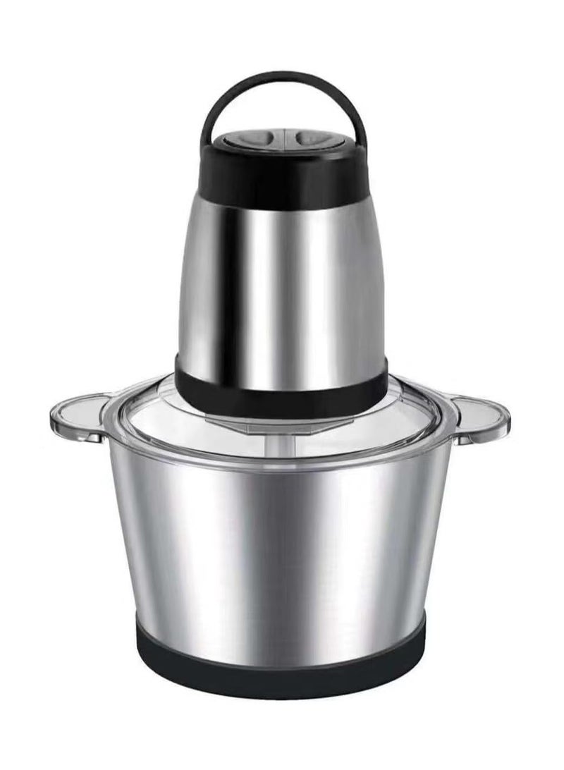 Derovan 2 L 500 W Electric Food Chopper & Meat Mincer – Stainless Steel Bowl, Dual‑Speed Pulse Modes, Safety Lock & Non‑Slip Base - Image 1