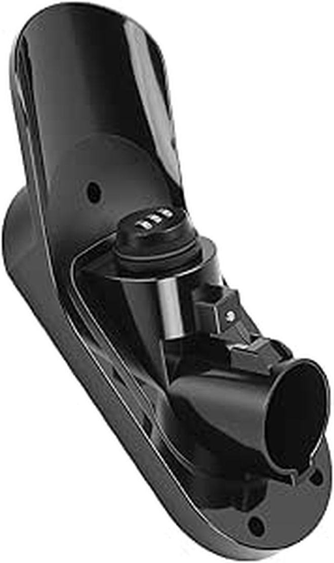 Haofy Ev Charging Plug Holder 55lbs Weight Capacity Heavy Charger Support With Builtin Combination Lock Weatherproof J1772 Mount For Home Garage Commercial Charging Stations Outdoor Use - Image 1