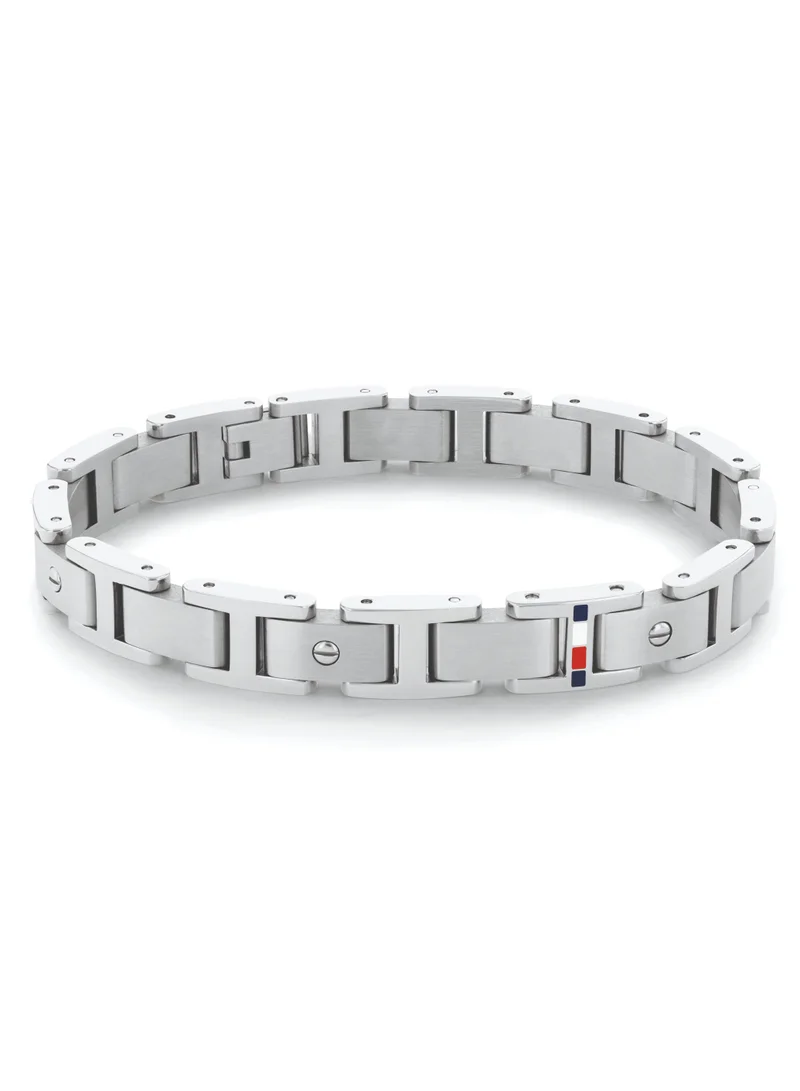 تومي هيلفيغر Tommy Hilfiger Men's Silver Link Bracelets - 2790393