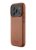 Mujjo iPhone 17 Pro Leather Case - Tan