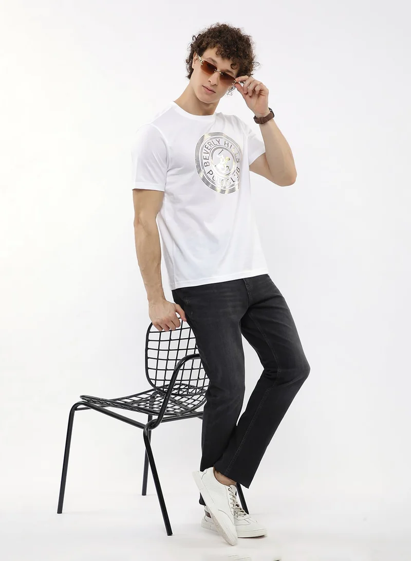 BEVERLY HILLS POLO CLUB  Graphic Crew Neck T-Shirt for Men | Best Price UAE