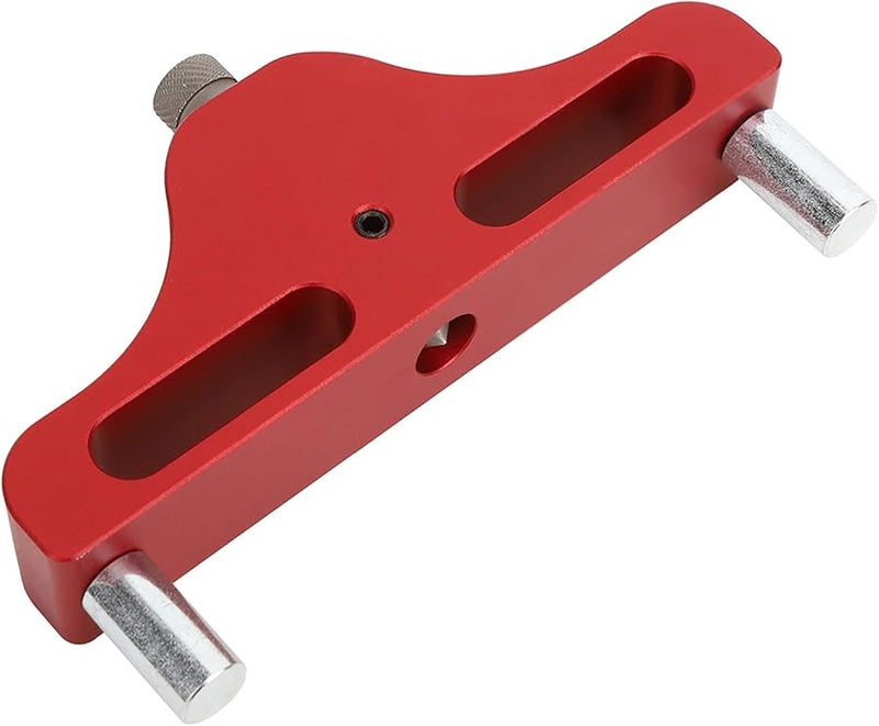 أداة العثور على المركز من سبائك الألومنيوم الحمراء للنقش على الخشب، نطاق قياس 95 مم - Image 5