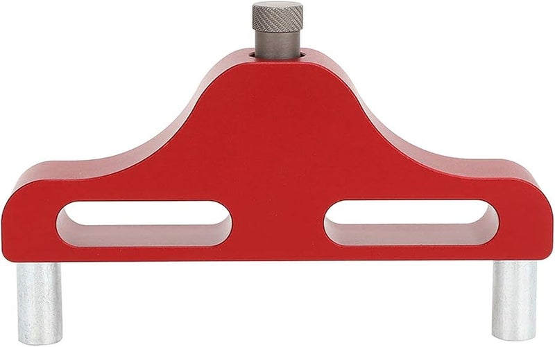 أداة العثور على المركز من سبائك الألومنيوم الحمراء للنقش على الخشب، نطاق قياس 95 مم - Image 4