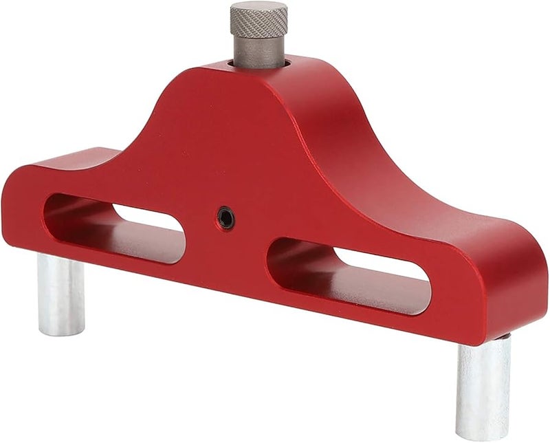 أداة العثور على المركز من سبائك الألومنيوم الحمراء للنقش على الخشب، نطاق قياس 95 مم - Image 3