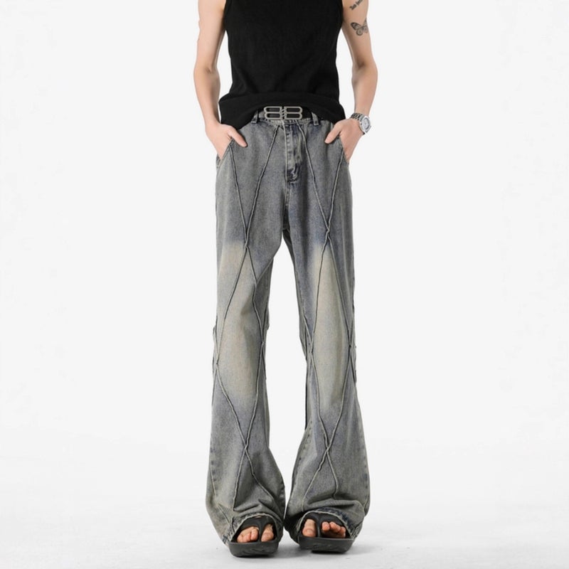 Unisex Classic Denim Jeans Loose Fit Daily Outdoor Wear - Image 3
