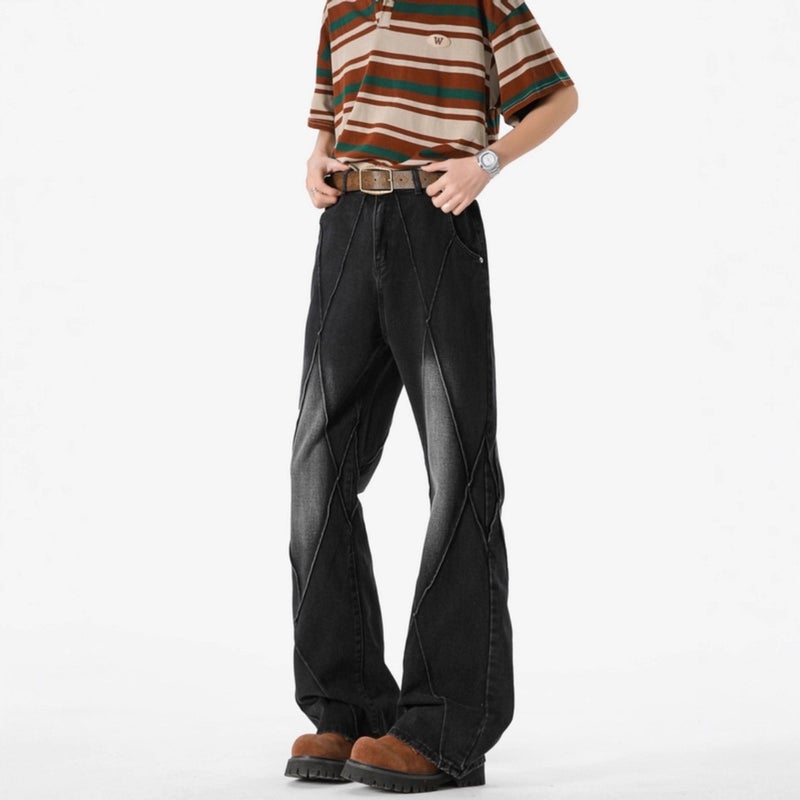 Unisex Classic Denim Jeans Loose Fit Daily Outdoor Wear - Image 2