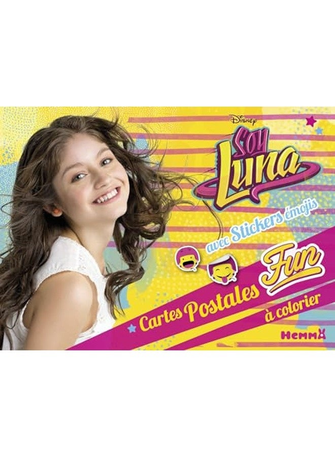 Disney Soy Luna  Cartes Postales Fun Ã  Colorier  Avec Stickers Ã©Mojis