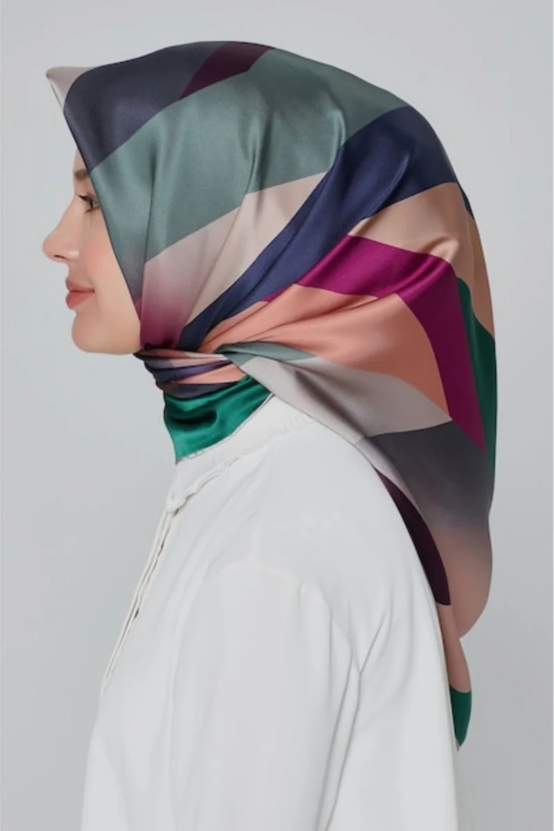 ARMINE Special Nostalgia Series Twill Silk Scarf Models 8424D-82
