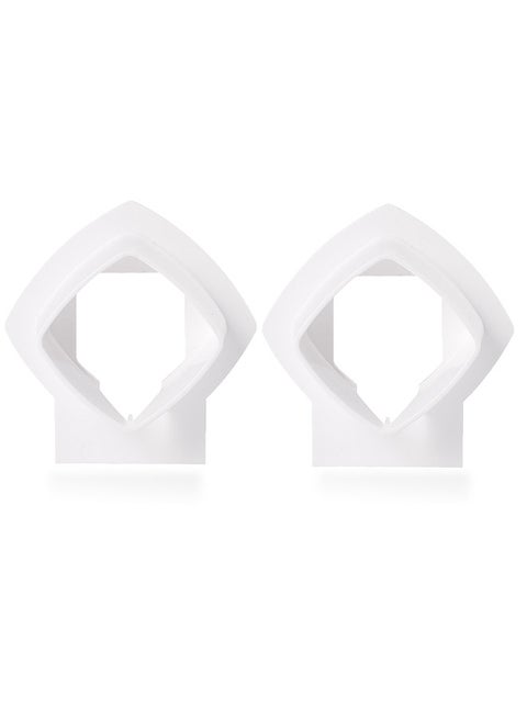 Wall Mount Bracket Stand Holder for Linksys Velop Tri-band Whole Home WiFi Mesh System,  White 2 Pack
