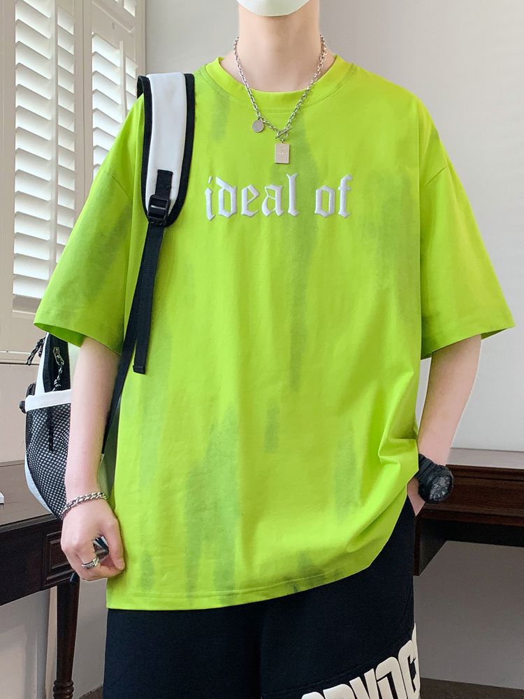 Summer Cotton Short-Sleeved T-Shirt Boys 12-15 Years Old Teenagers Junior High School Students 13 Trendy Half-Sleeved 14 Summer Top 16 - Image 4