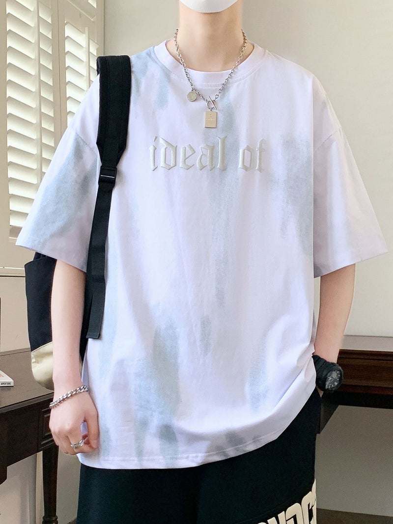 Summer Cotton Short-Sleeved T-Shirt Boys 12-15 Years Old Teenagers Junior High School Students 13 Trendy Half-Sleeved 14 Summer Top 16 - Image 2