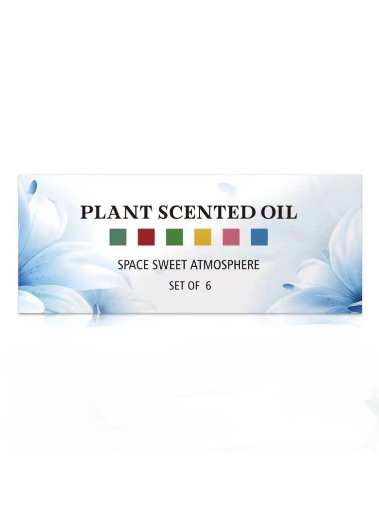 Water soluble plant aromatherapy essential oil Aromatherapy therapy Six bottles  - Image 1