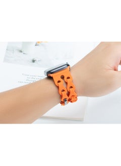Y&D For Apple 38/40/41mm Fashion Hollow Silicone Bracelet Strap  - Image 4
