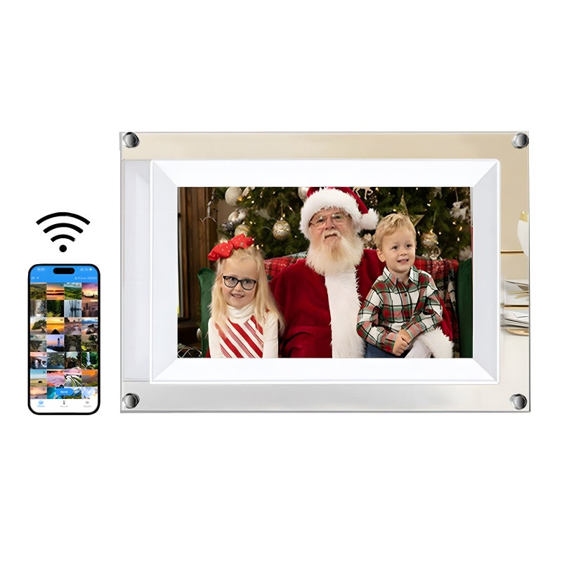 7-inch NFT Acrylic Digital Photo Frame, Multi-functional WIFI Electronic Picture Frame for Displaying Images and Videos, Year-end Party Gift - Image 1
