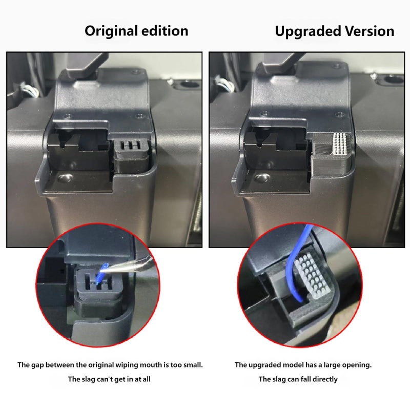 حامل لمحطة تنظيف فوهات طابعات P2S - مسحة فوهة بيضاء - Image 3