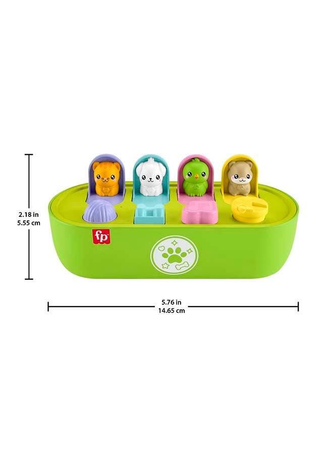 Fisher-Price لعبة أطفال FP Pets لتنمية المهارات الحركية الدقيقة مع أنشطة وأصوات للعب التطوري للأطفال من عمر 9 أشهر فما فوق - Image 4