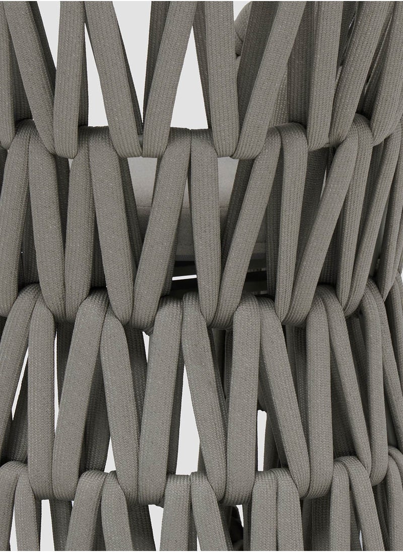 AL HUZAIFA FURNITURE - Victory Outdoor Rope Dining Chair, Fully Weaving - Image 1
