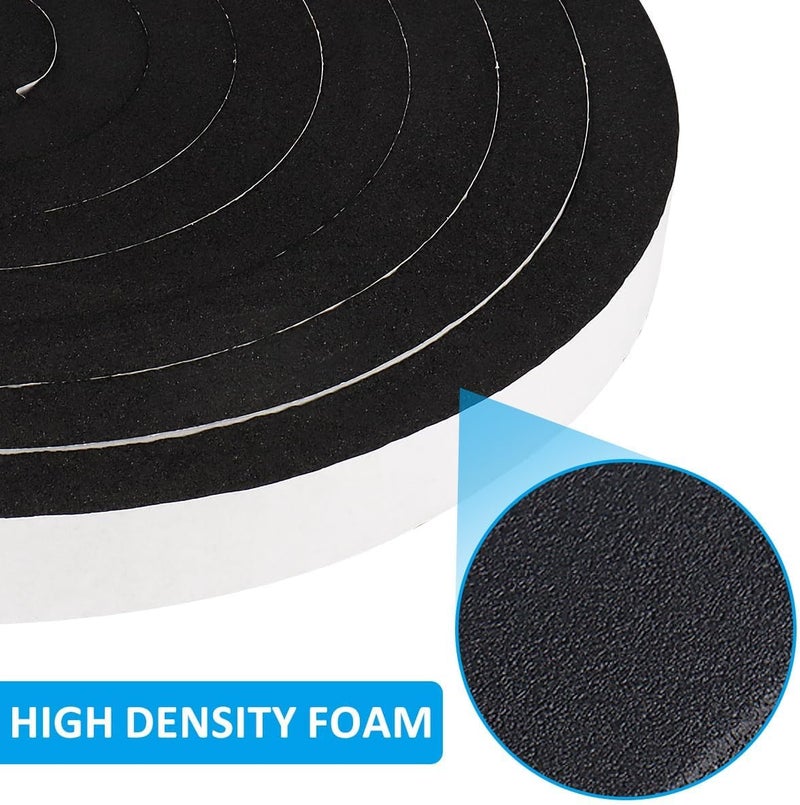 DGSL Foam Insulation Tape, 1/4In x 1/16In x 67Ft(2 Roll) Weather Stripping Door Seal Strip for Doors and Windows,Sliding Door,Sound Proof Soundproofing Door Seal,Weatherstrip,Air Conditioning Seal Strip - Image 2