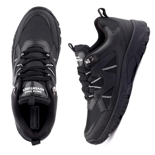 Bacca Bucci Atlas Men's Waterproof Hiking Shoes: Lightweight, Breathable, and Ideal for Outdoor Trekking, Mountaineering, and Trail Adventures Black, 7 UK - Image 5