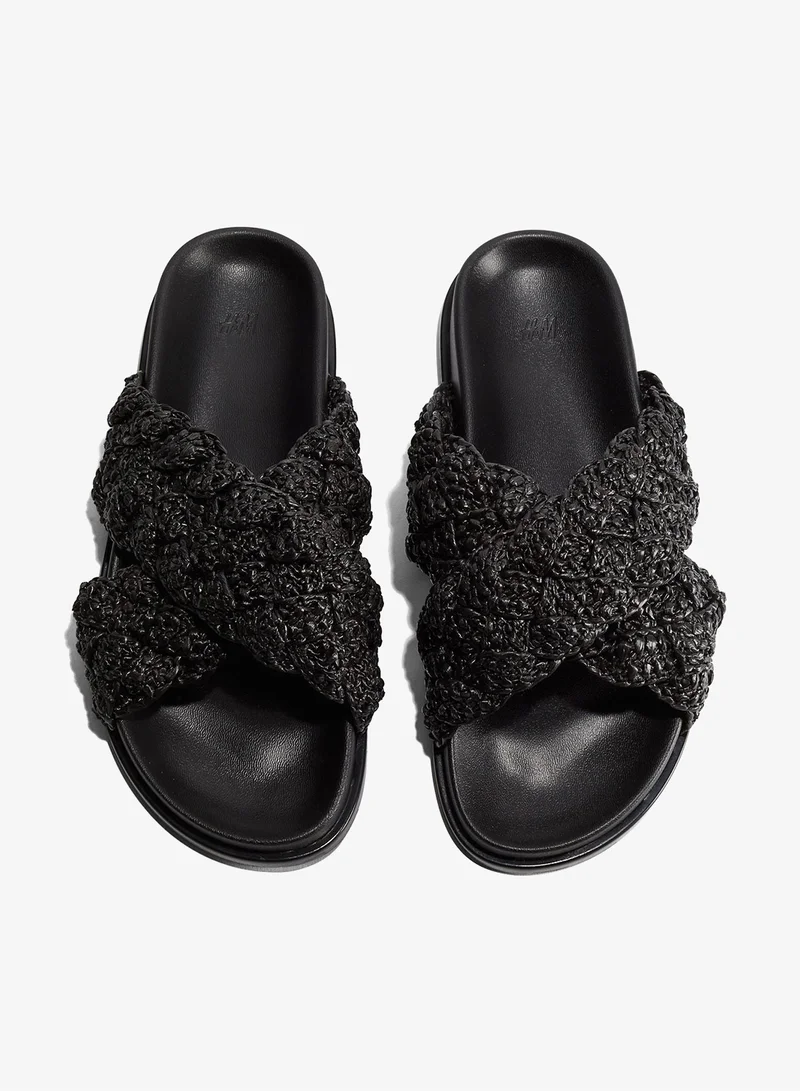 H&M Braided-Strap Sandals