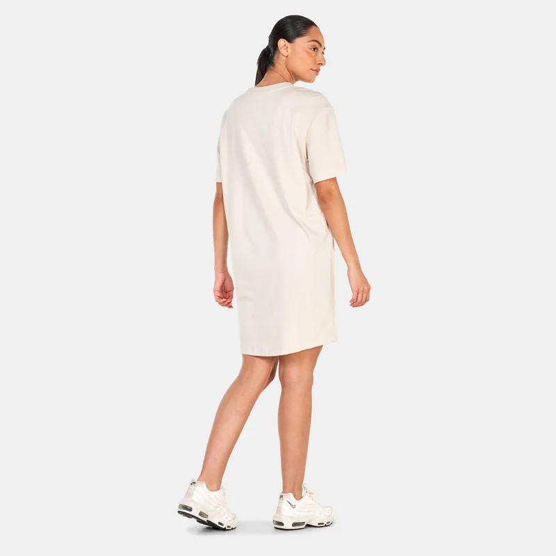 Nike light beige Women's Sportswear Essential T-Shirt Dress for Women | Best Price UAE