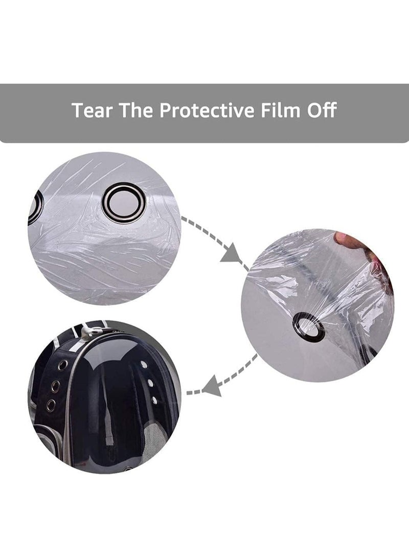 Pet Carrier Backpack Space Capsule Portable Travel Bag for Cats Small Dogs, Black. - Image 4